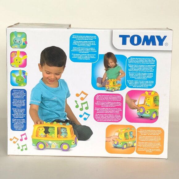 New in Box Tomy  Sing to Learn Bunny Bus-Number, Color and Name for 18 Months + - Picture 10 of 14